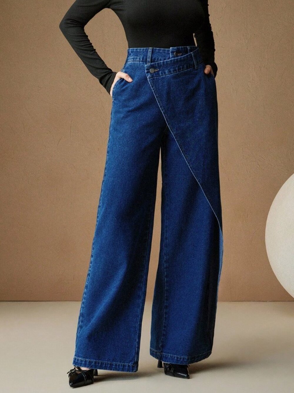 Blue Casual Women's Jeans - Picture 5 of 7